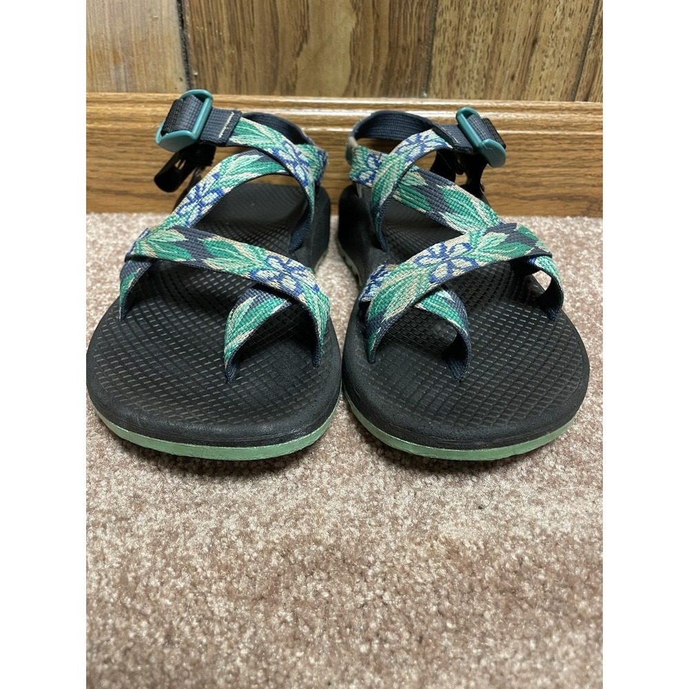 Chaco Womens Shoes Hiking Sandals Size 6 Classic Teal Blue - Picture 5 of 12